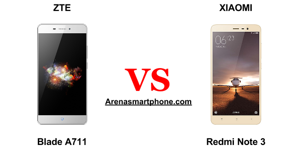 ZTE Blade A711 vs Xaomi Redmi Note 3