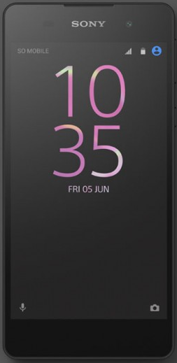Harga Sony Xperia E5 warna hitam